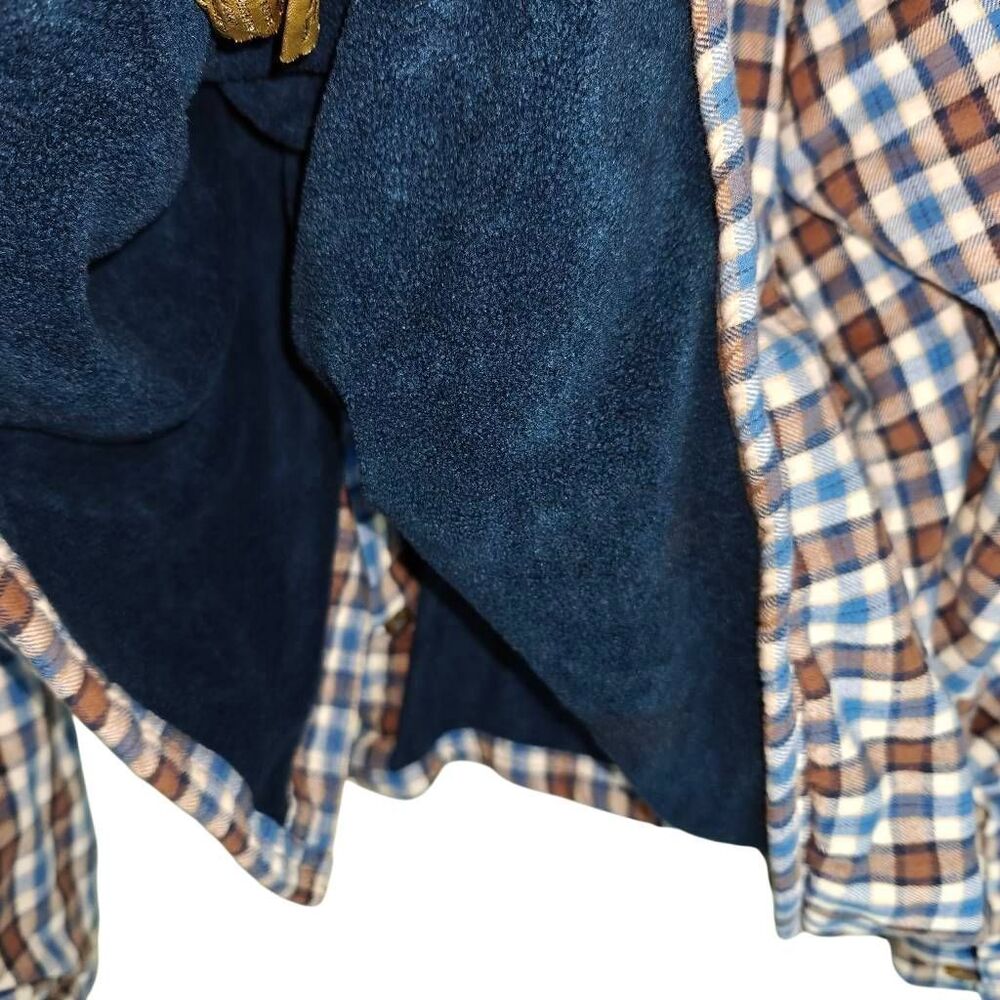 Boston Trader Thick Flannel Button Up - image 4